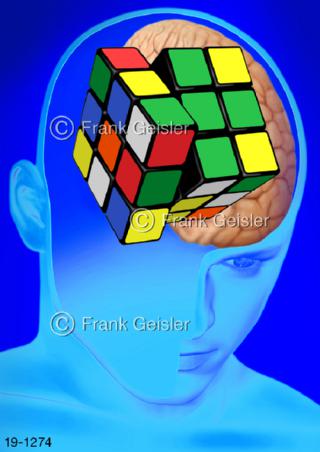 Medical-Art Neurologie ZNS Gehirn Denken