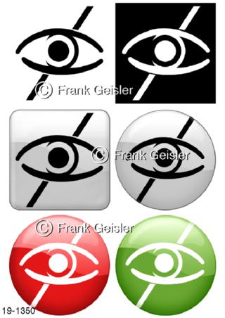 Medical-Art Logo Button Icon Sehbehinderung