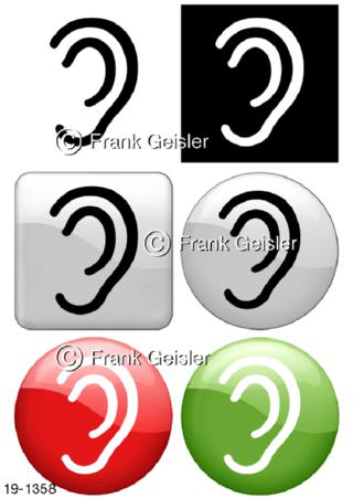 Medical-Art Logo Button Icon Hören